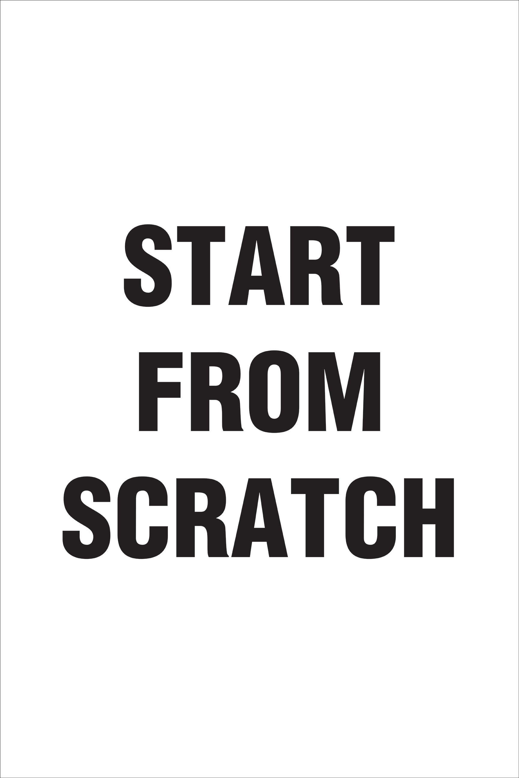 A Frame Template - Design From Scratch