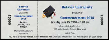 Event Tickets - Commencement