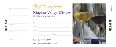 Gift Certificate #13 - Winery