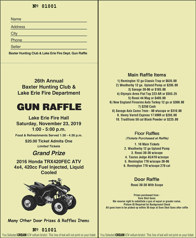 jumbo raffle tickets style 2 two sided