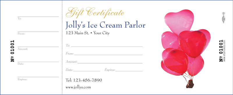 briqs ice cream gift certificates