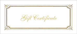 Gift Certificate Envelope